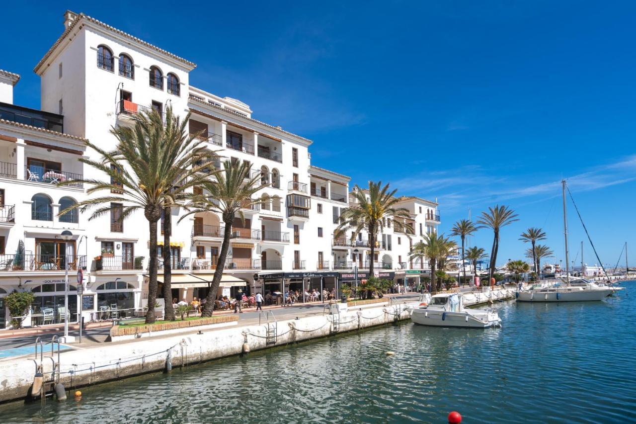 15 First Line Penthouse With Wonderful Seaview Near Duquesa Golf Manilva Andalucia Daire Dış mekan fotoğraf